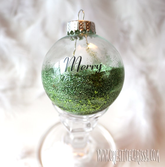 Make Easy Glittered Bulb Ornaments Creative Green Living