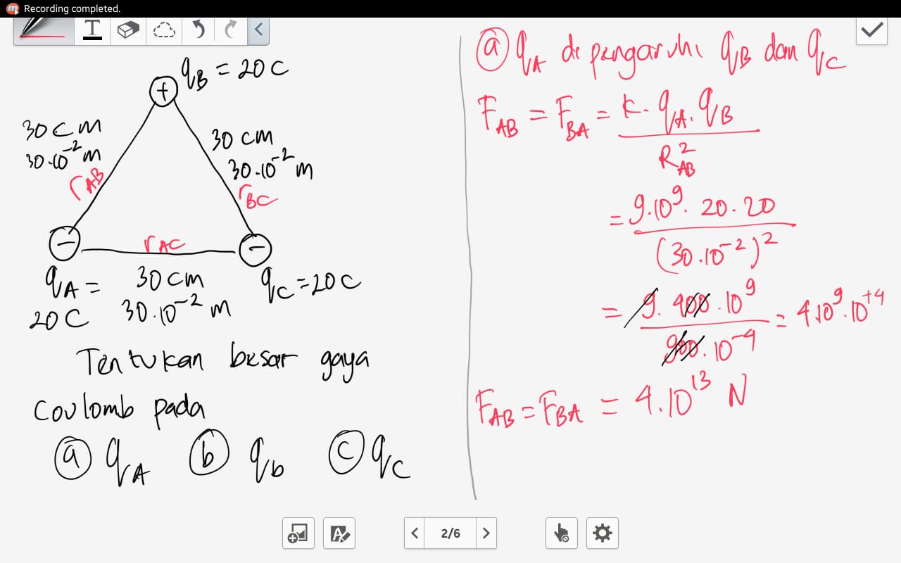 Fisika Fikiran Siap Kacau Penting Isi Blog Setelah Sosialize Geser Kebawah Yaaa Menghitung Resultan Gaya Coulomb Di Segitiga Sama Sisi