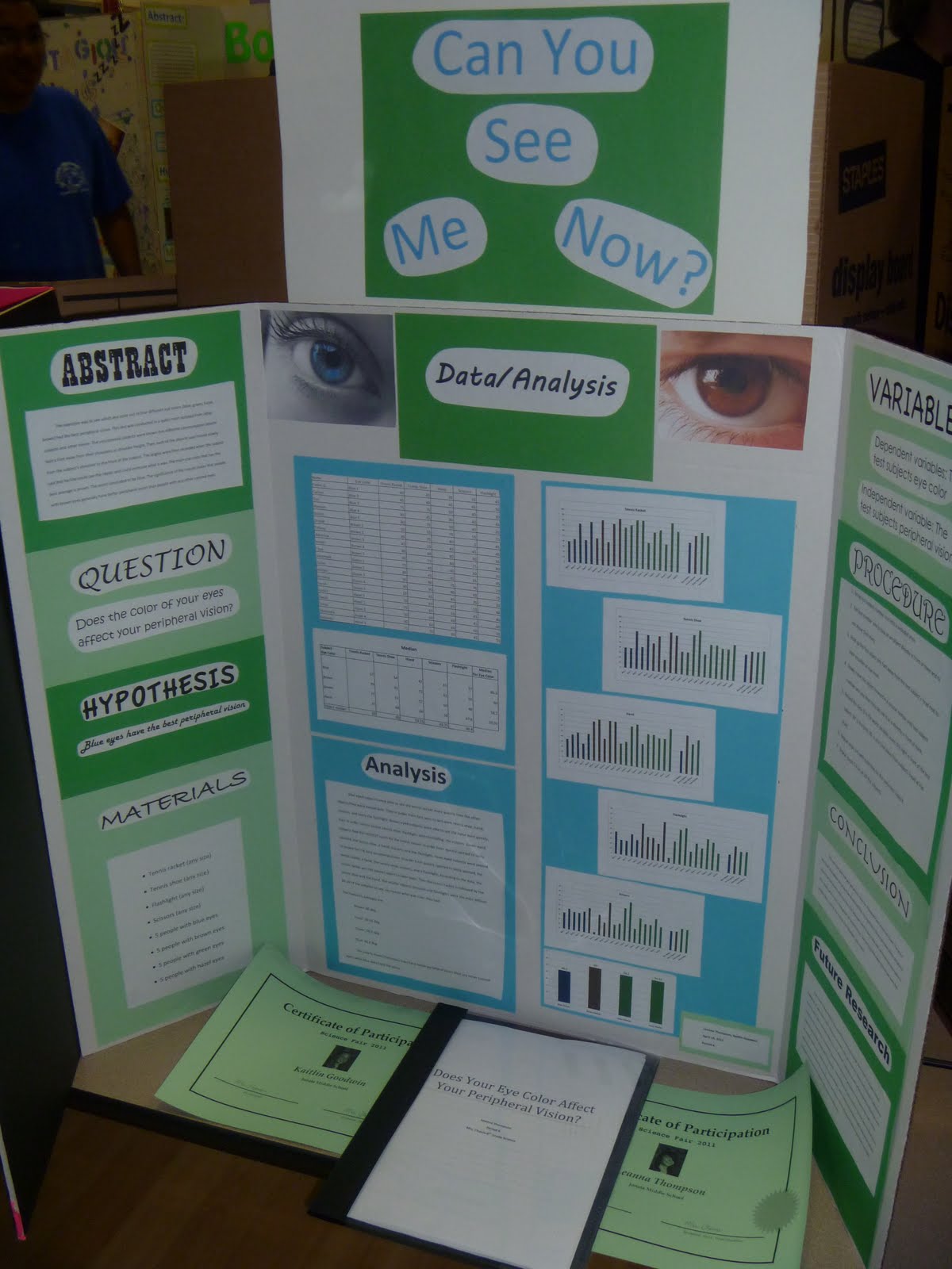 Ducks, Martians, and Cupcakes: My 8th grade Science Fair Project