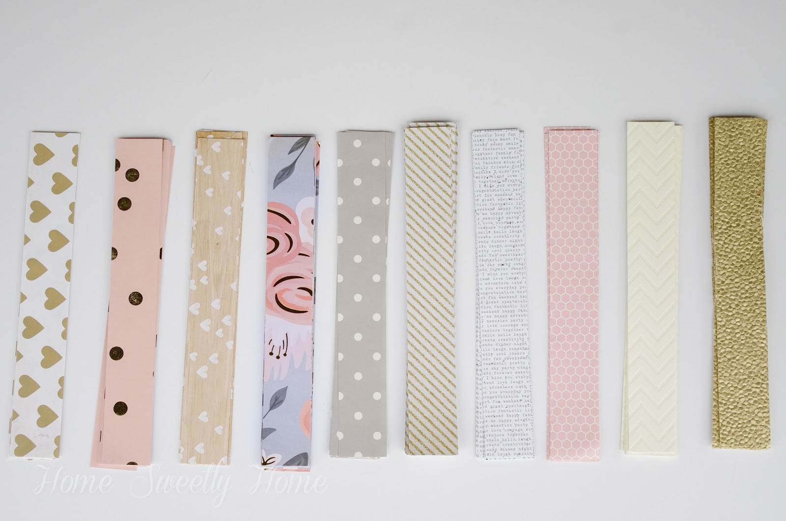 Home Sweetly Home: Pretty Paper Chain