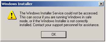 Experdia: Windows Installer Service Could Not Be Accessed: Microsoft Fix It