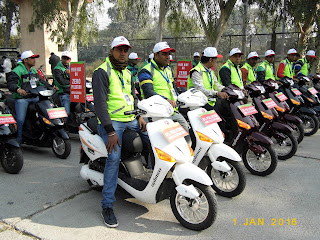 Hero Electric has deployed 100 E-bikes to support Delhi Government’s Odd & Even initiative 