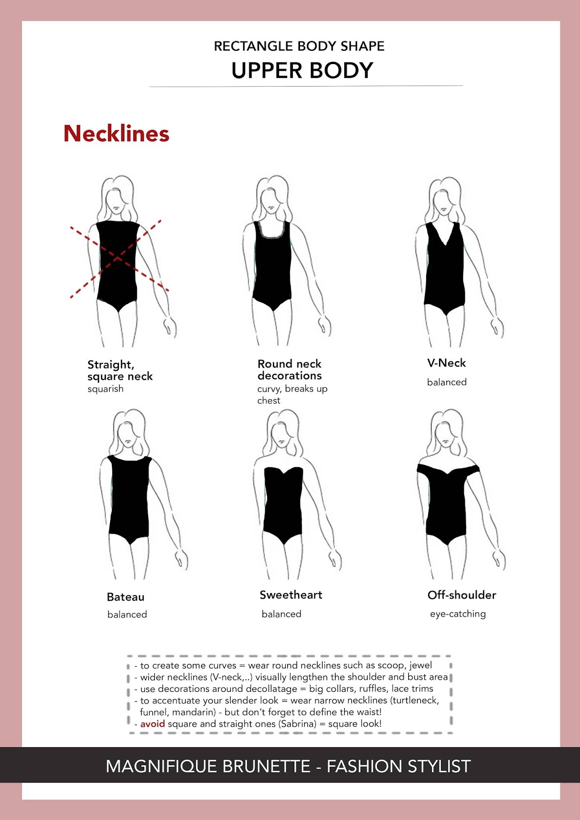 Body Shape Ultimate Guide - Part 2 = RECTANGLE SHAPE - Magnifique Brunette