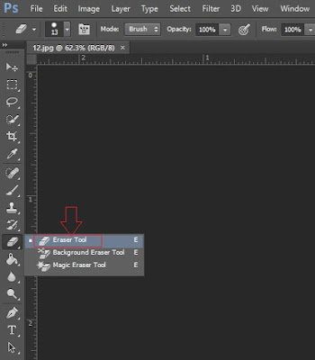 Basic Tutorial: PHOTOSHOP: Eraser Tool