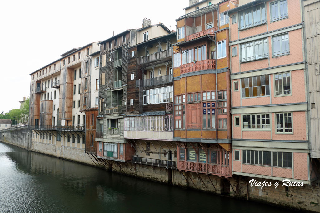 Qué ver en Castres: Casas del Río Agout