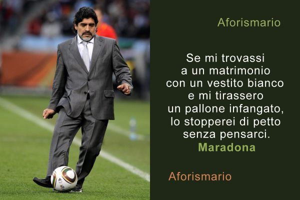 Aforismario: Frasi e citazioni di Diego Armando Maradona