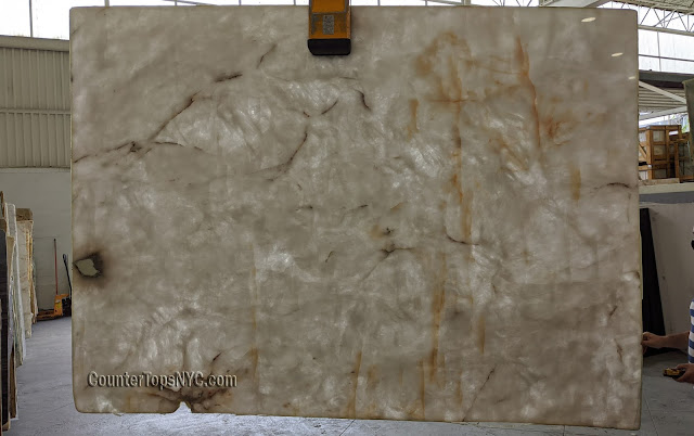 Lumix White Quartzite Slabs