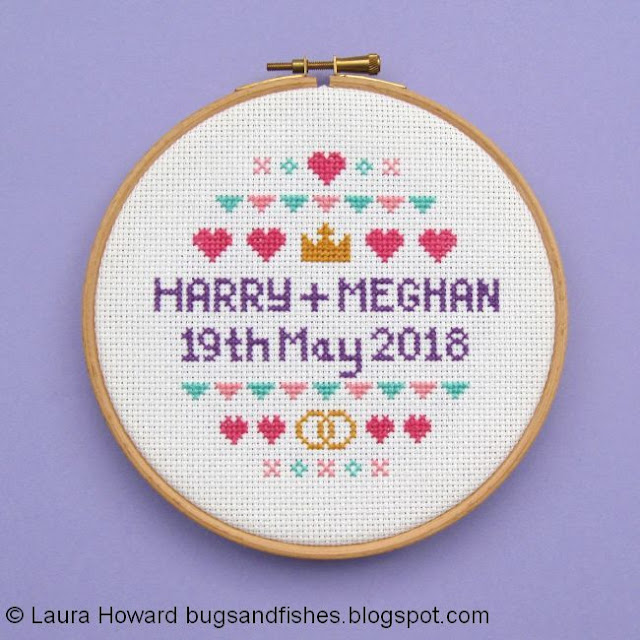 Celebrate Harry & Meghan's Royal Wedding with Cross Stitch! Royal Wedding 2018 Cross Stitch Pattern