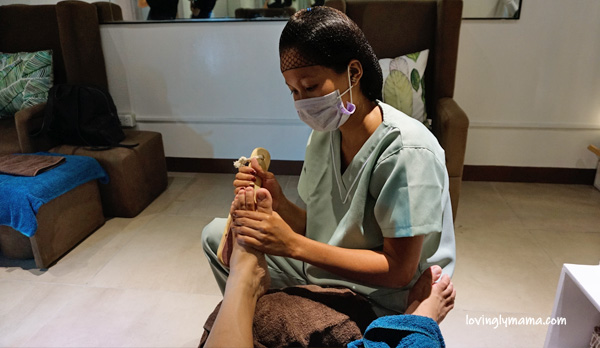 Dayaw Spa Bacolod - Organic nail polish -  salon offering organic nail polish in bacolod - Bacolod mommy blogger - foot spa
