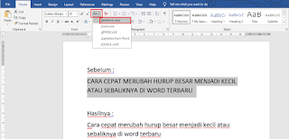 cara membuat huruf depan menjadi kapital dengan cepat