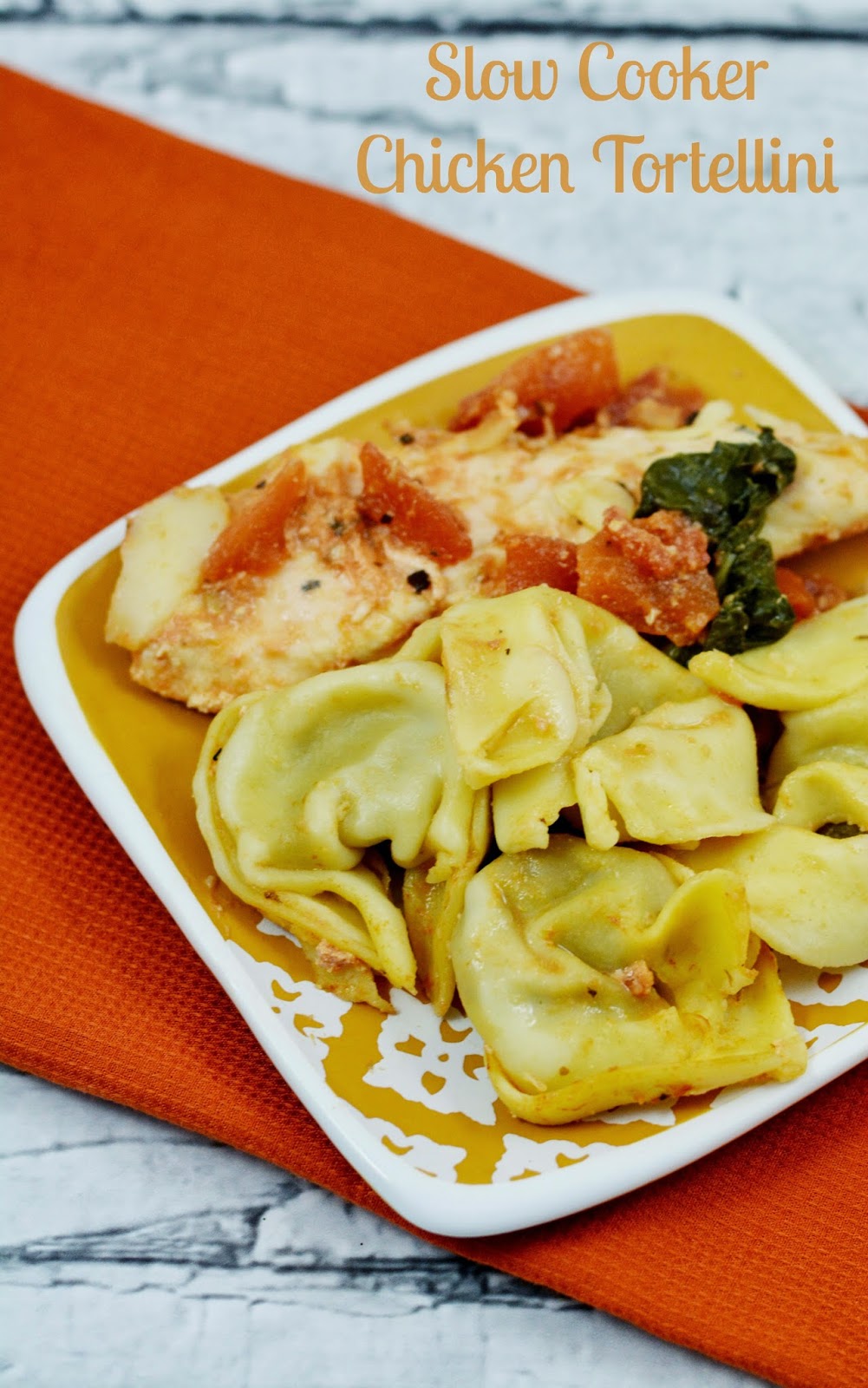 Life With 4 Boys Slow Cooker Tortellini and Chicken