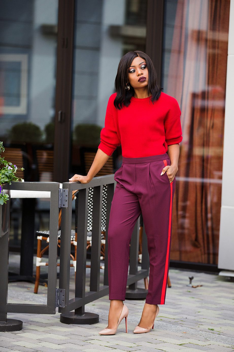 Holiday Outfit Inspiration: Red Pants 