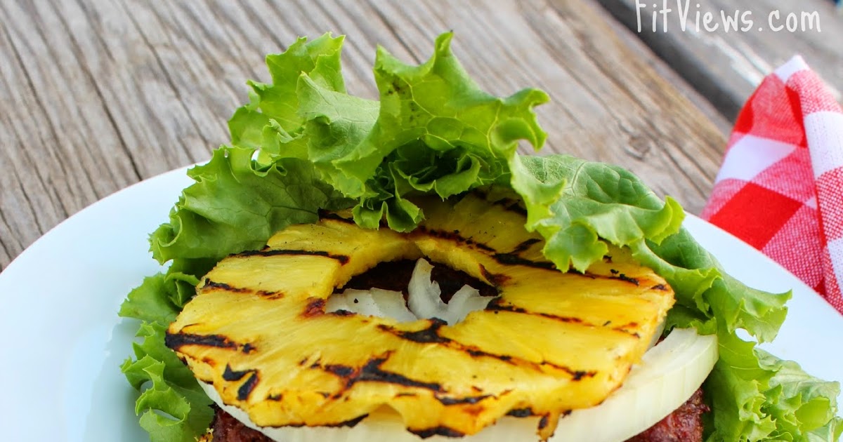 Paleo Smoky Grilled Pineapple Burgers