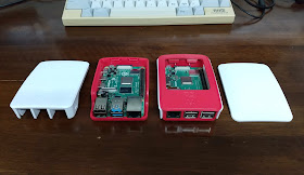 The official Raspberry Pi case for Raspberry Pi 4/The official Raspberry Pi case for the Raspberry Pi 3 Model B and Model B+