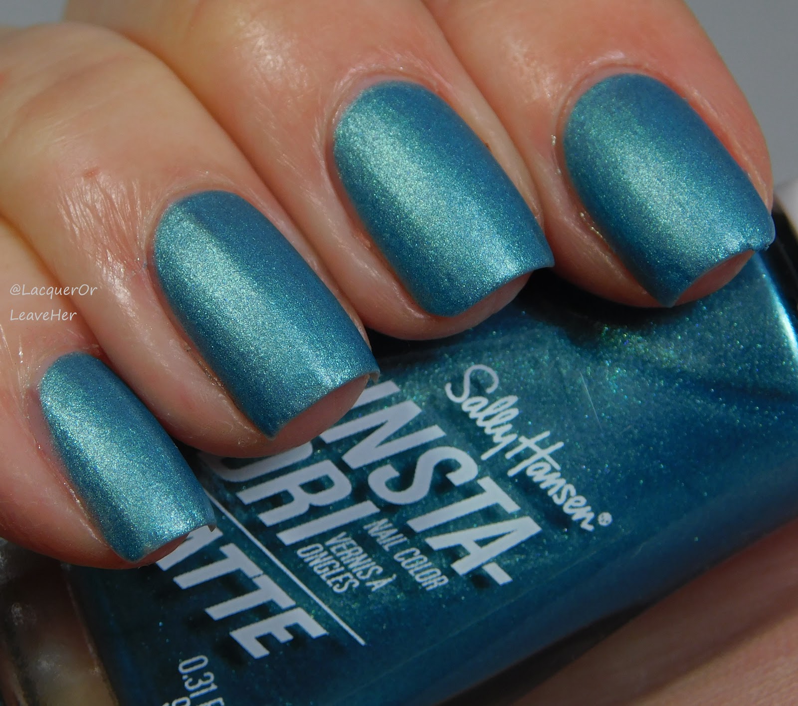 Lacquer or Leave Her! Sally Hansen InstaDri Matte Metallics