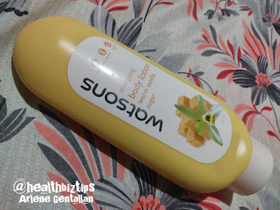 Watsons Warm Vanilla Sugar Body Lotion Review | @healthbiztips