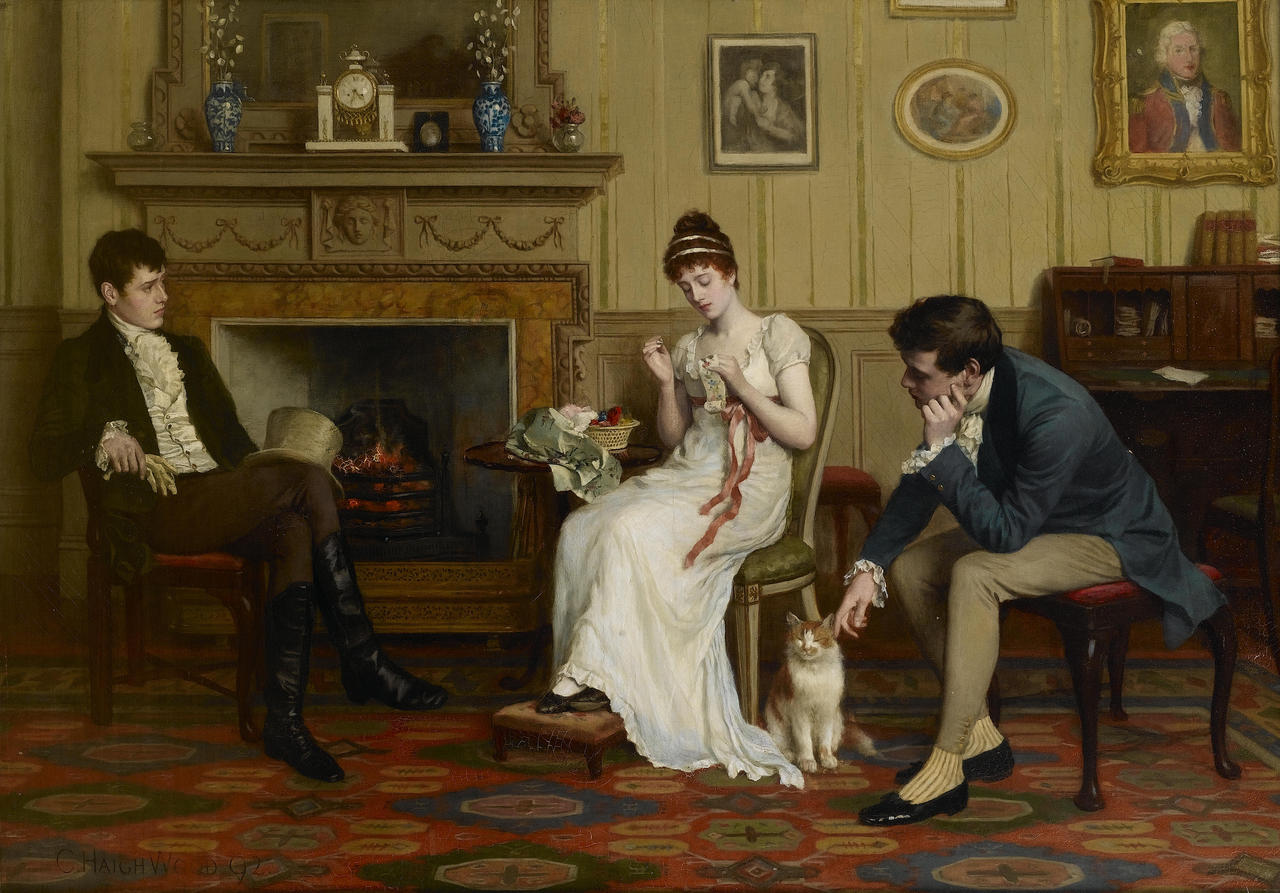 Как разлад внутри дворянства влиял. Английский художник Charles Haigh-Wood 1856-1927. Художник Charles Haigh-Wood.