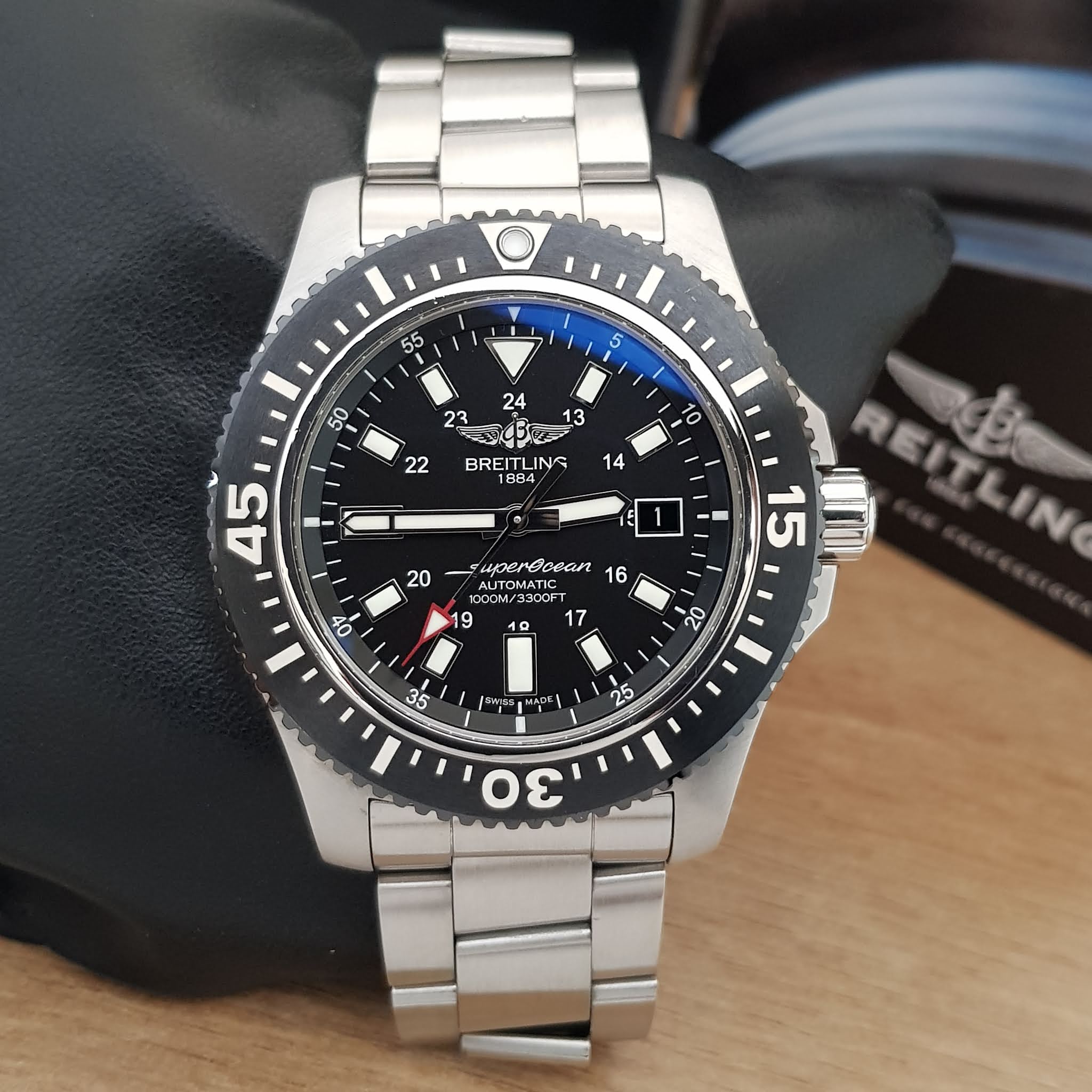 Jual, Beli, Tukar Tambah, Service Jam Tangan Mewah / Arloji Original  (Buy-Sell-Trade In-Service) : (SOLD) BREITLING SUPEROCEAN 44 SPECIAL \
