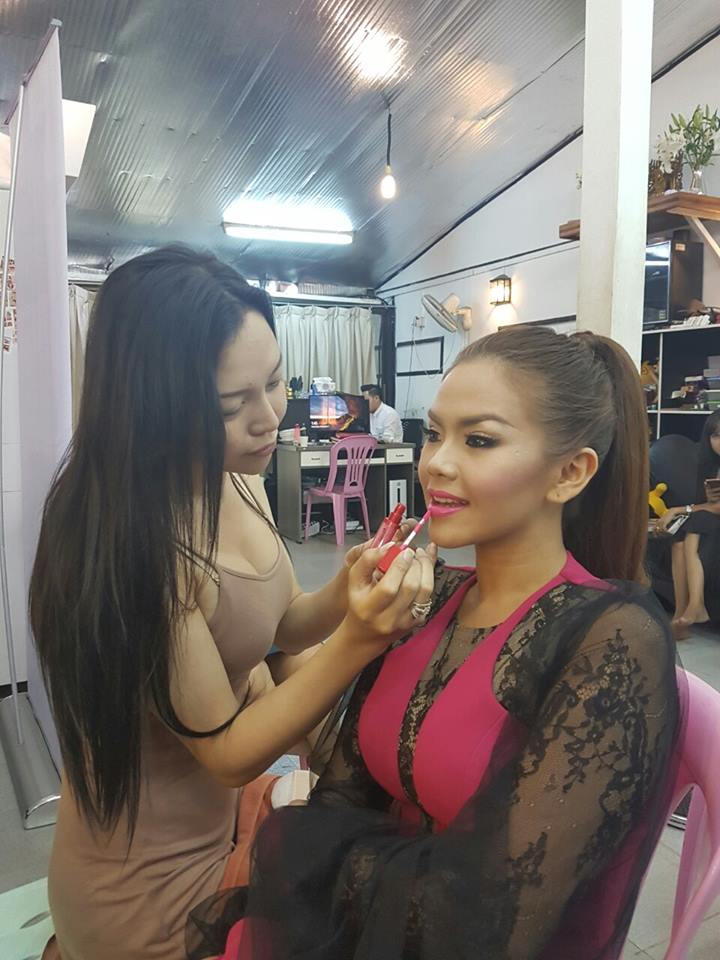 Ni Ni Khin Zaw Super Red Lipsticks Photoshoot