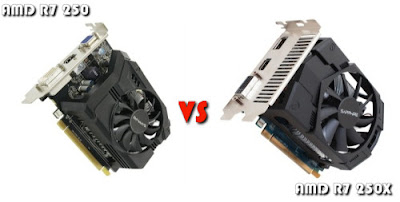 AMD RADEON R7 250 VS AMD RADEON R7 250X