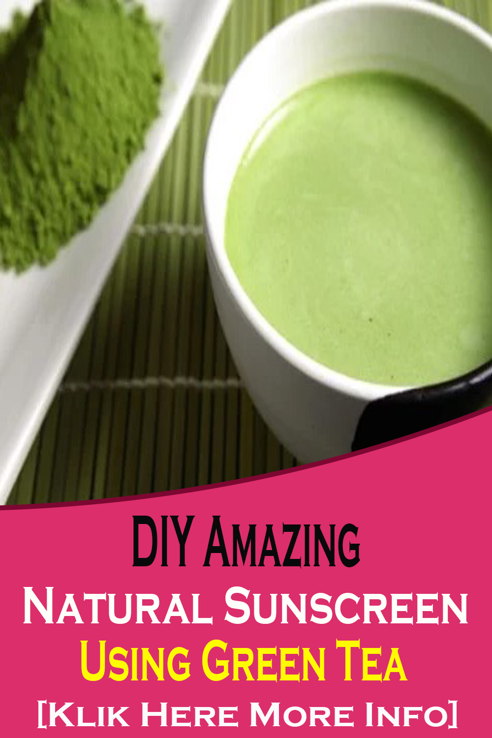 DIY Amazing Natural Sunscreen Using Green Tea healthyremediesviral