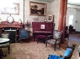 Piano in Benjamin Harrison's Parlor.