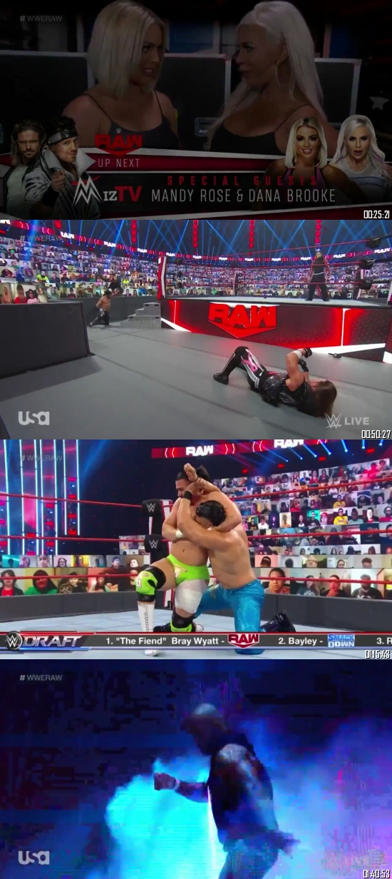 WWE Monday Night Raw 12 Oct 2020 HDTV 720p 480p Full Episode Download