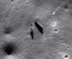 UFO SIGHTINGS DAILY: New Moon Discovery Of Two Tall Buildings Found In