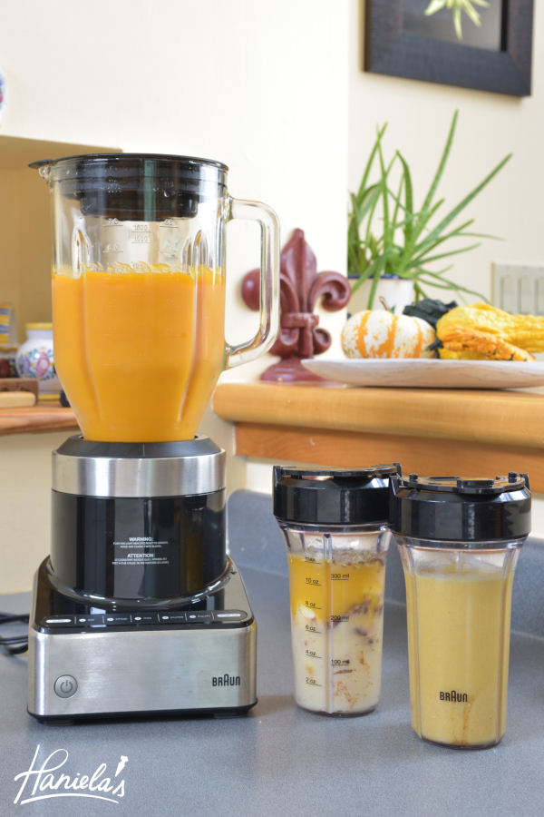 Haniela's Pumpkin Apple Smoothie, Braun PureMix Blender Review