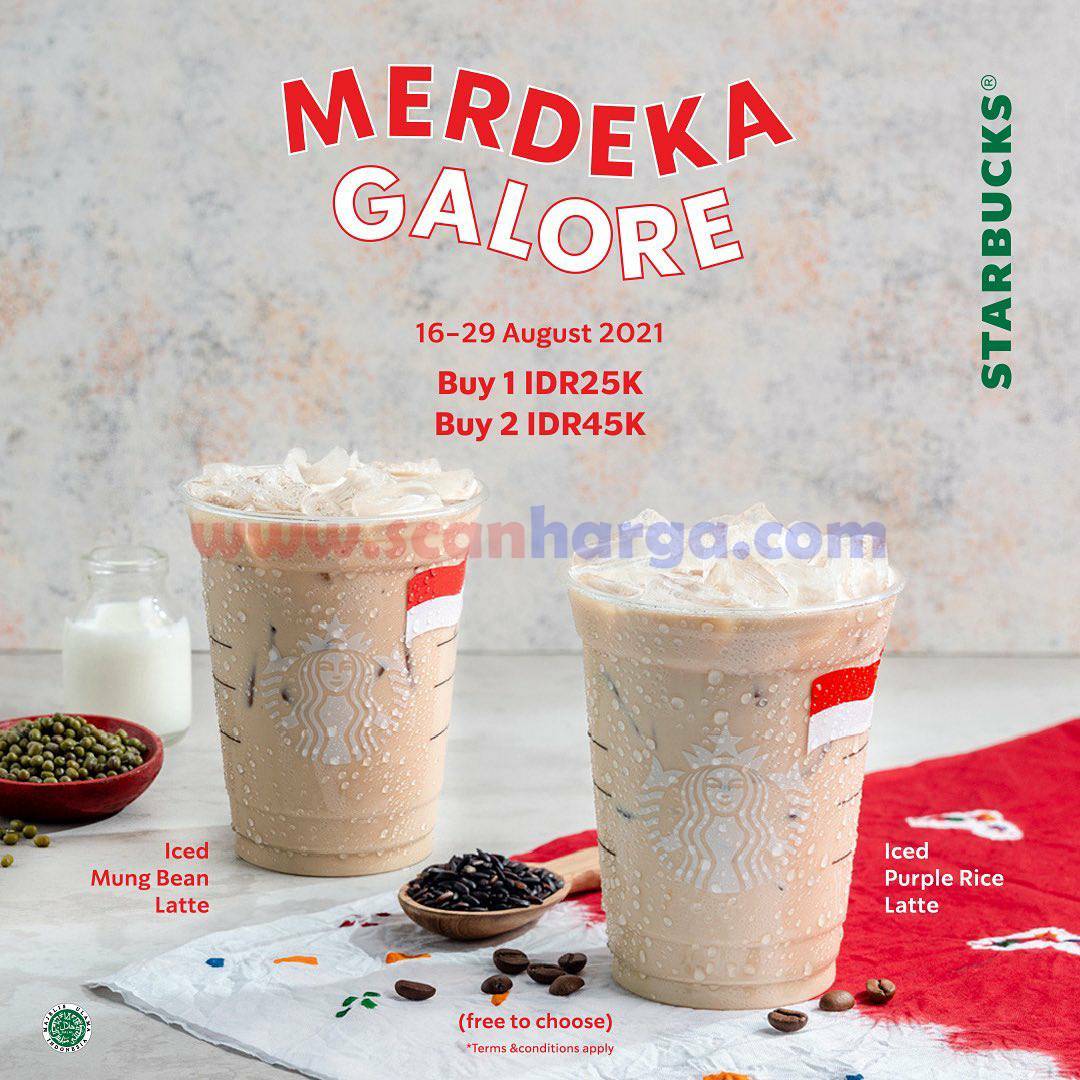 Promo STARBUCKS Terbaru MERDEKA GALORE scanharga