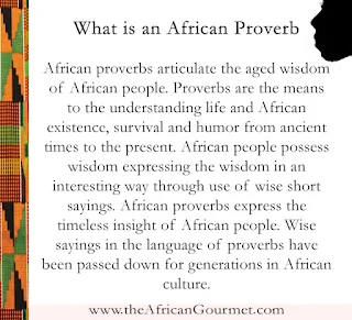 What is an African Proverb