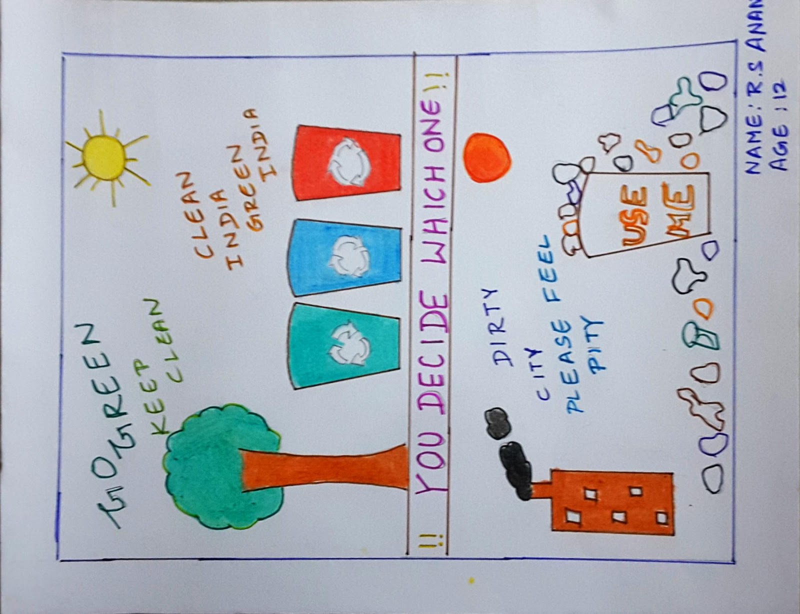 6वीं से 8वीं कक्षा के छात्रों के लिए 'घरेलू स्वच्छता' पर चित्रकला  प्रतियोगिता | मध्य प्रदेश