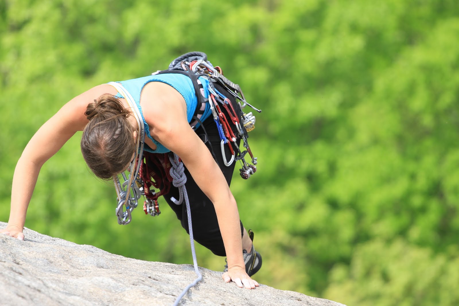 Autumn Teneyl Designs Rock Climbing in North Carolina