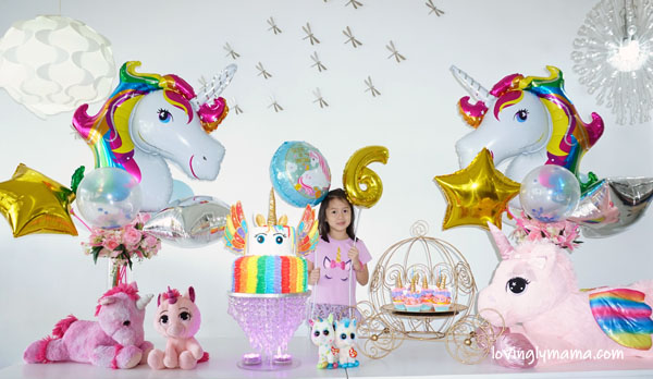 unicorn girl - unicorn onesies- unicorn cake - rainbow unicorn cake - unicorn cupcakes - 6th birthday pictorial - Bacolod Cupcake Cafe - unicorn foil balloons - Bacolod mommy blogger - birthday party - family portrait - rainbow unicorn cake - unicorn cupcakes - unicorn foil balloons