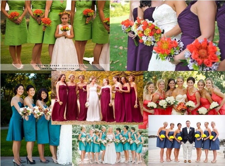 borrowed heaven: Wedding Wednesday: How We Chose Our Colors