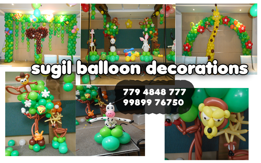 sugil balloon decorations in vijayawada