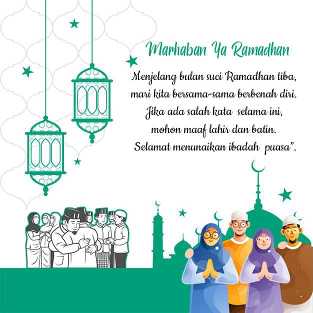 Ucapan Minta Maaf Menjelang Ramadhan 2022 Lengkap Gambar - Review