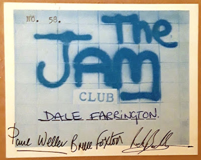 Memorabilia from The Jam fan club 1978