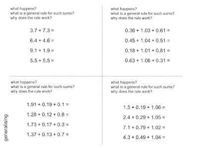 MEDIAN Don Steward mathematics teaching: decimal addition