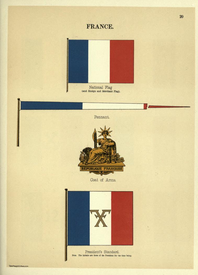 mochi thinking: Flags of maritime nations (1899) （navy Department）US ...