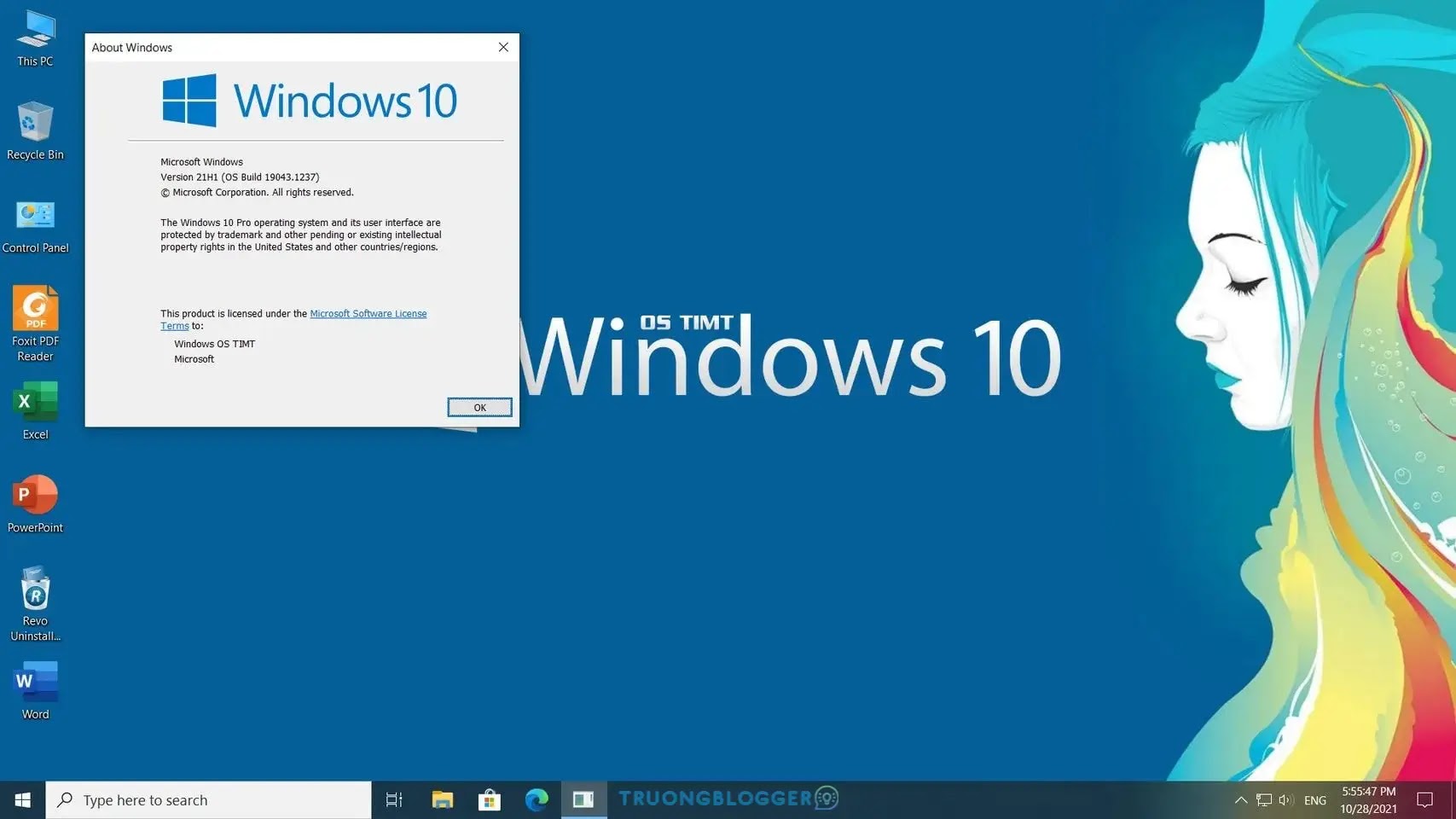 Download Windows 10 21H1 TIMT (32Bit + 64Bit) - Full Soft, Nhanh, Mượt, Nhẹ 2021