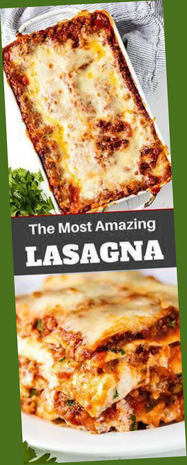 The Most Amazing Lasagna - HAPPY WITH CATS