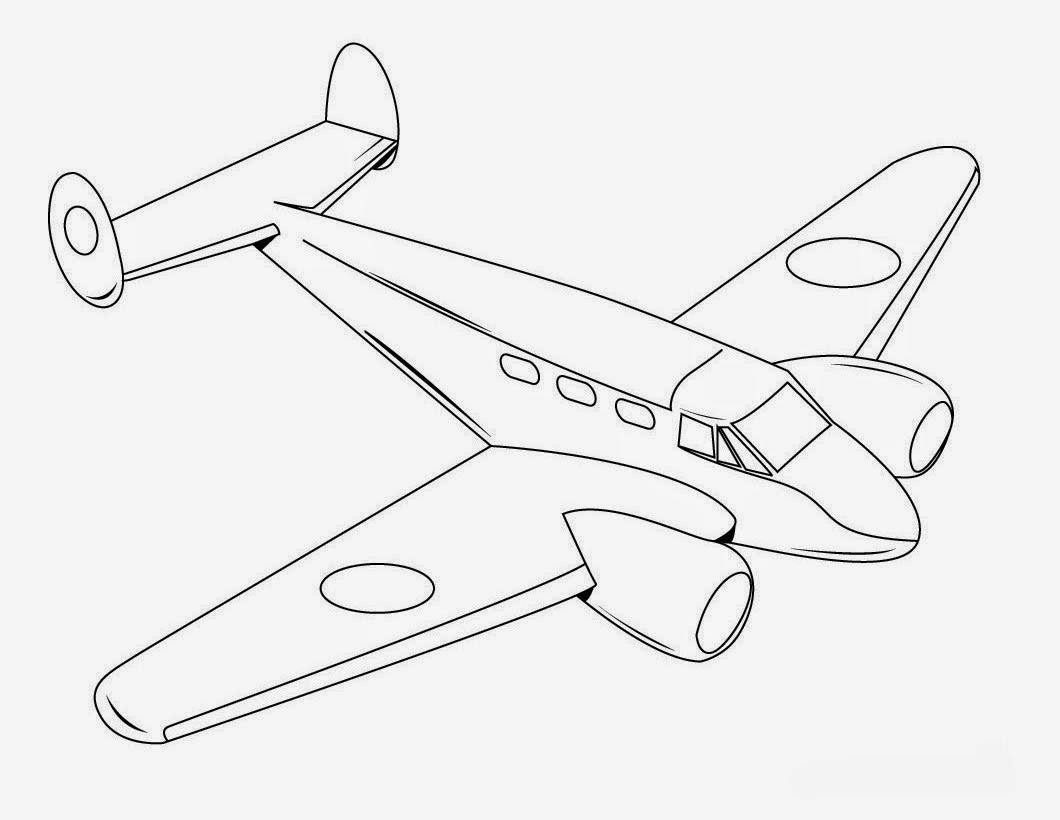 BAUZINHO DA WEB BAÚ DA WEB Desenhos e riscos de avião para colorir