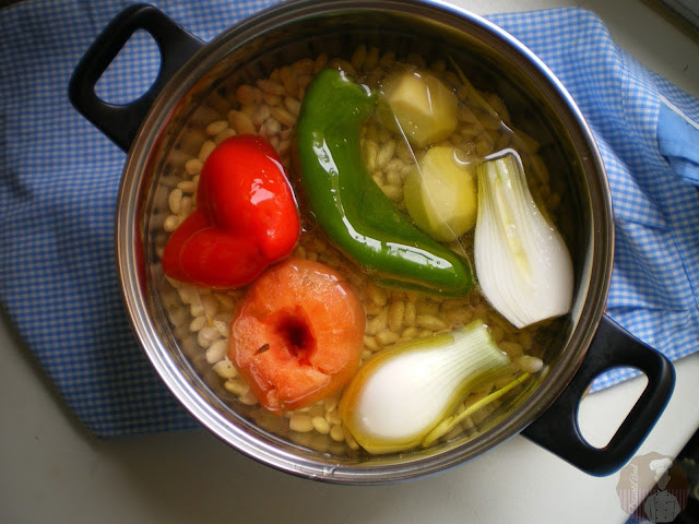Guiso de judías con verduras: Ingredientes