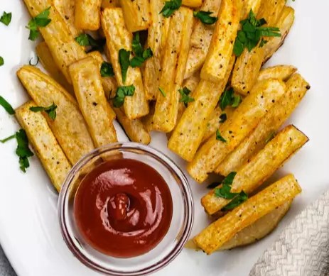 Low Carb Turnip Fries #healthy #appetizers