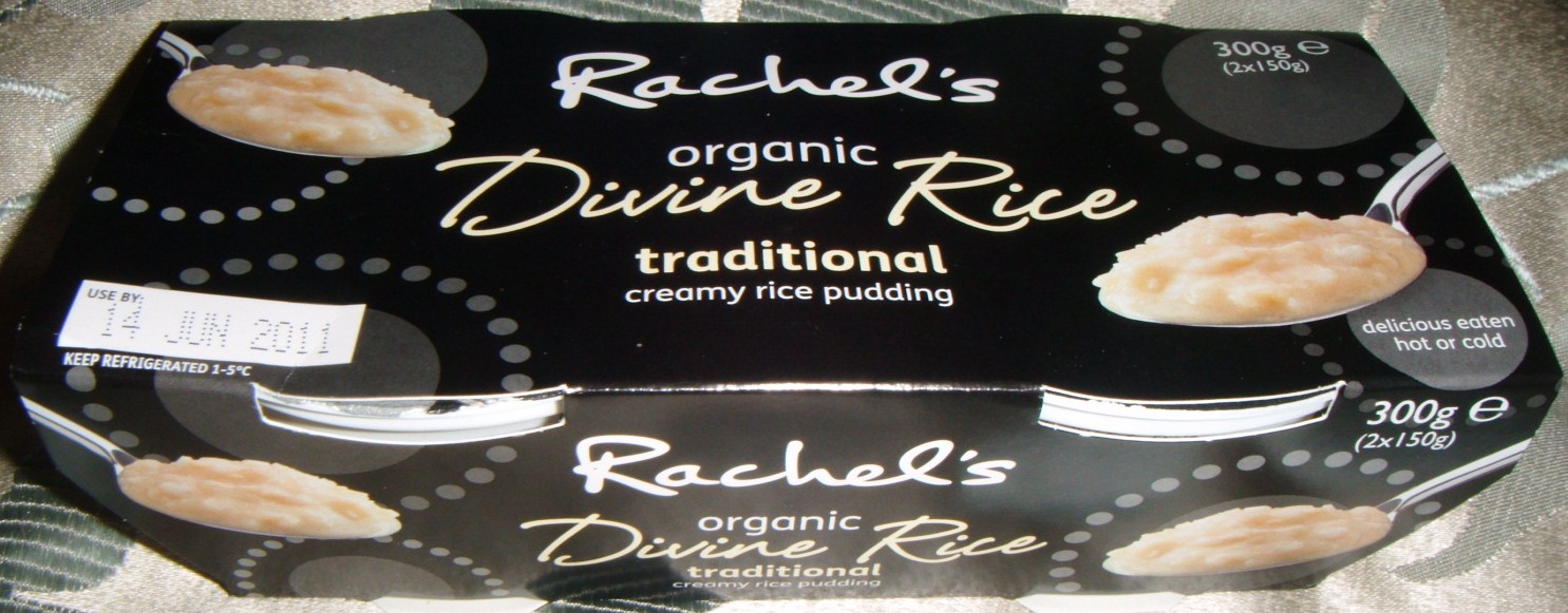 FOODSTUFF FINDS Rachel’s Organic ‘Divine Rice’ Traditional Creamy Rice