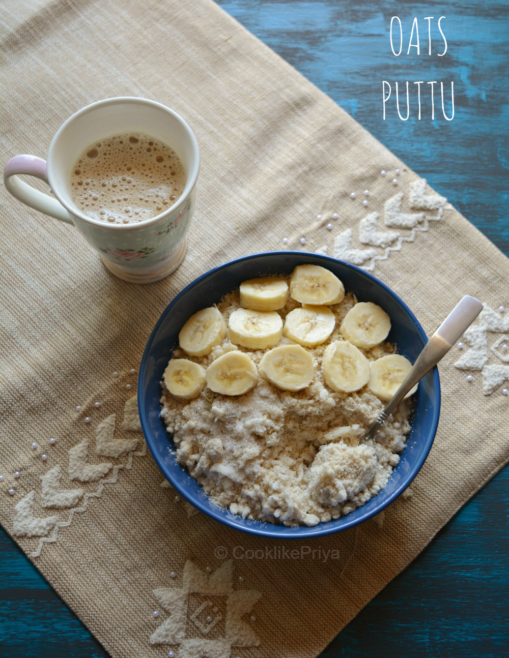 Cook like Priya: Oats Puttu | Oats Indian Breakfast Recipe