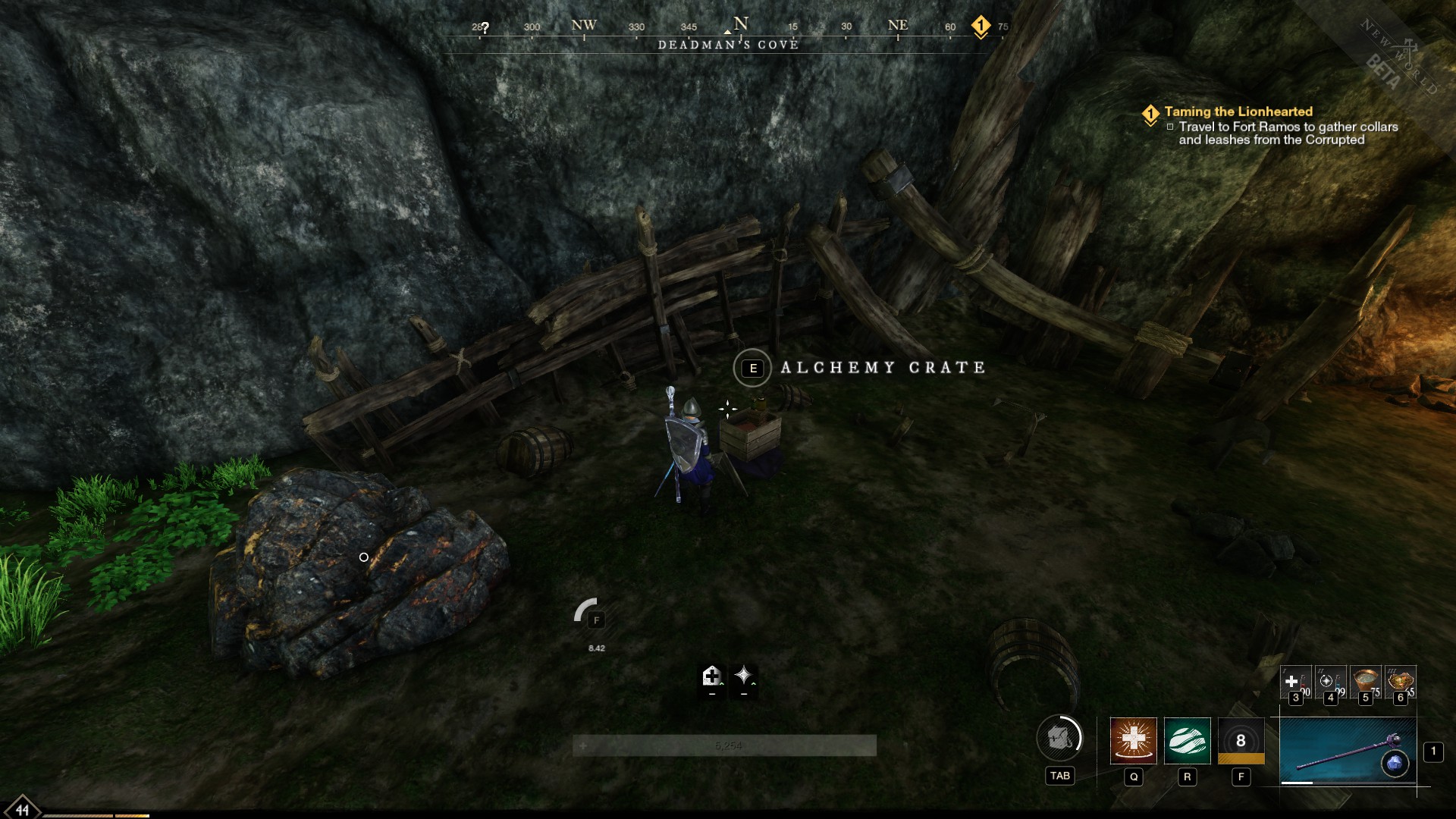 New World Deadman's Cove chest locations