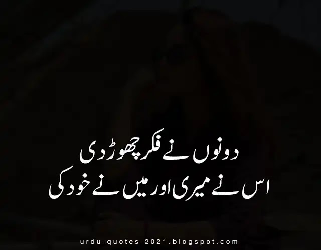 Love Quotes In Urdu (Donoon ne fikar choor di)_01_02_2021