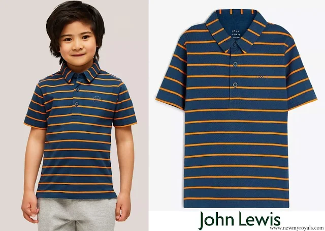 Prince George wore John Lewis polo shirt